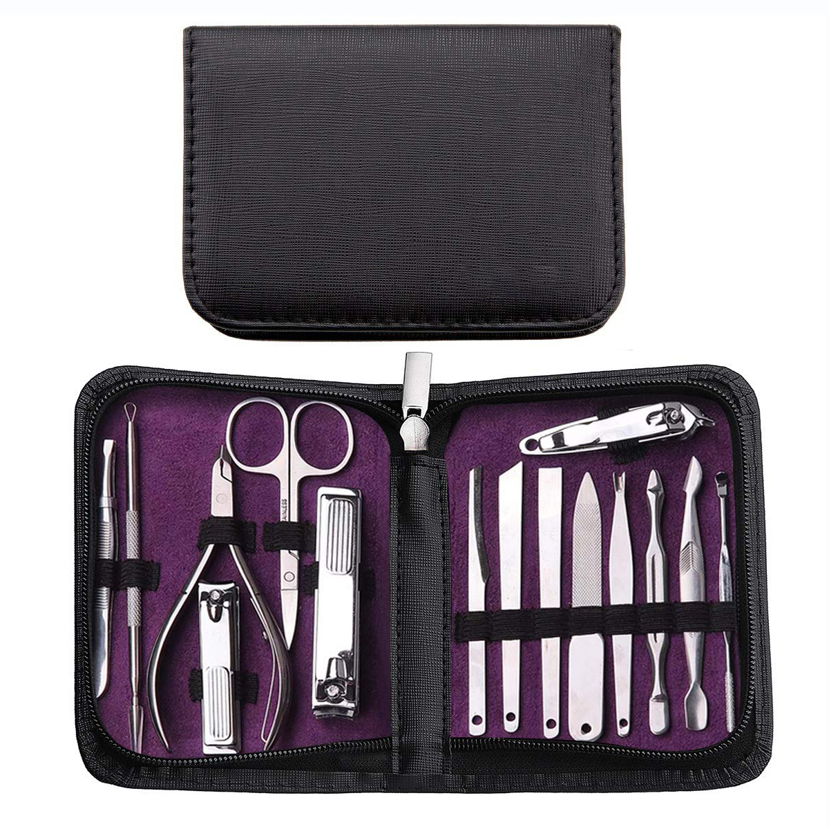 15Pcs F02 Stainless Steel Manicure Set