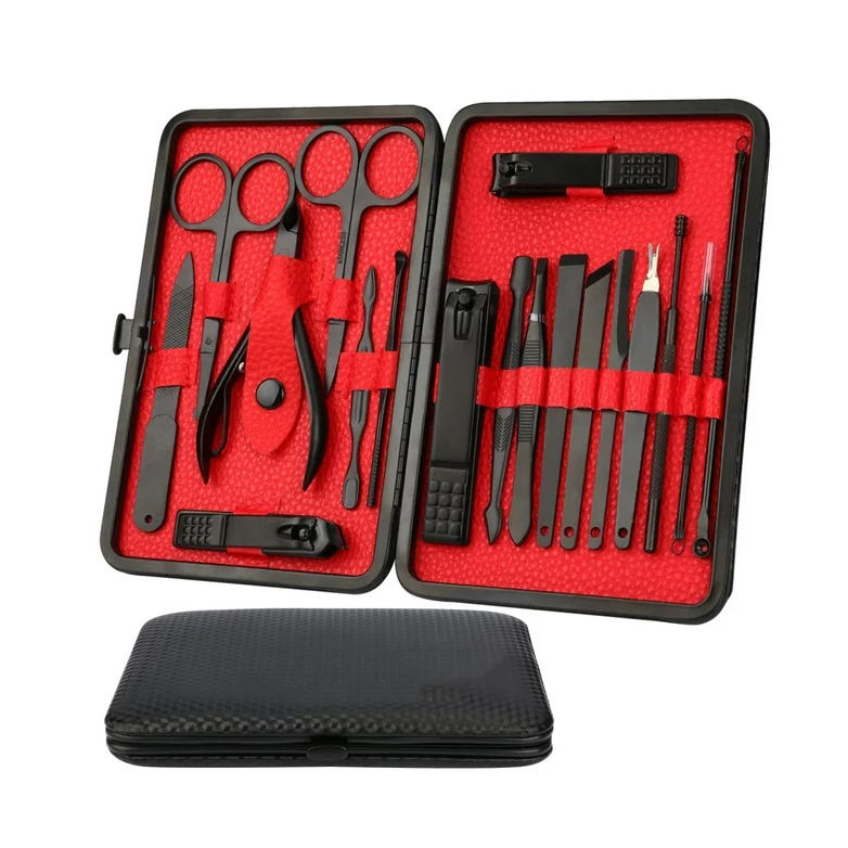 Manicure Set, 18 in 1 Stainless Steel Professional Pedicure Kit